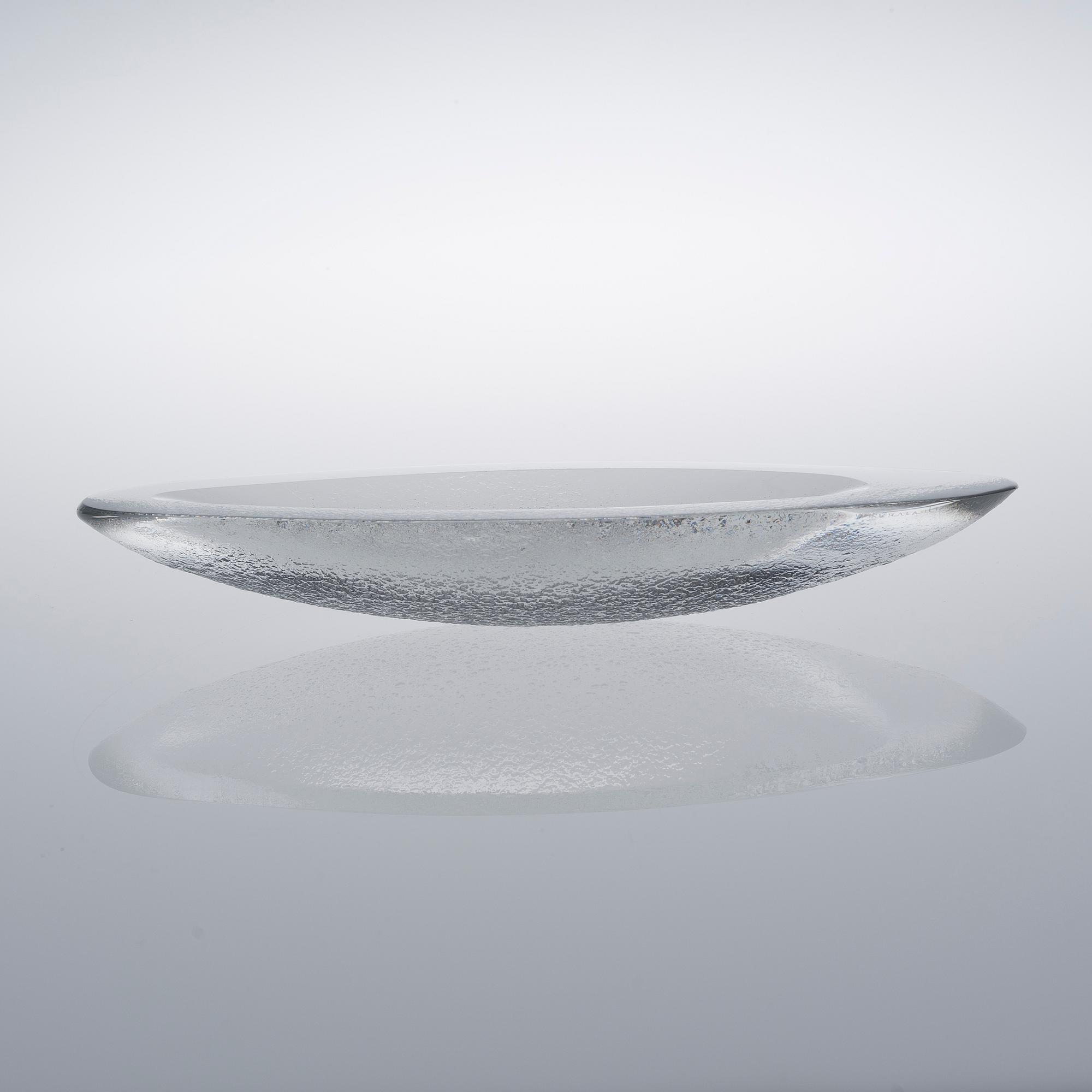 TAPIO WIRKKALA, GLASSKULPTUR. Sign. Tapio Wirkkala, Iittala -56.