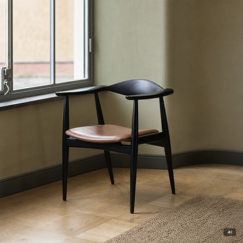 Hans J. Wegner, Armchair CH 35, Carl Hansen, Odense, Denmark.