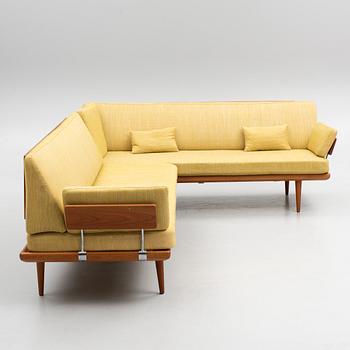 Peter Hvidt & Orla Mølgaard Nielsen, a pair of "Minerva"sofas, France & Son, Denmark.