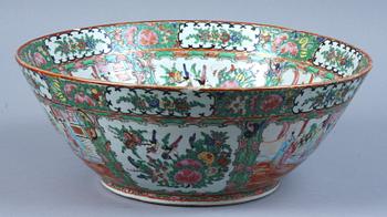 BÅLSKÅL, porslin, Kanton, Kina, 1800/1900-tal.