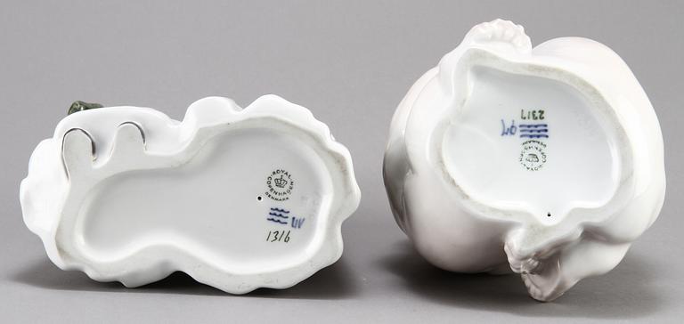 FIGURINER, 2 st, Kunglig Dansk.