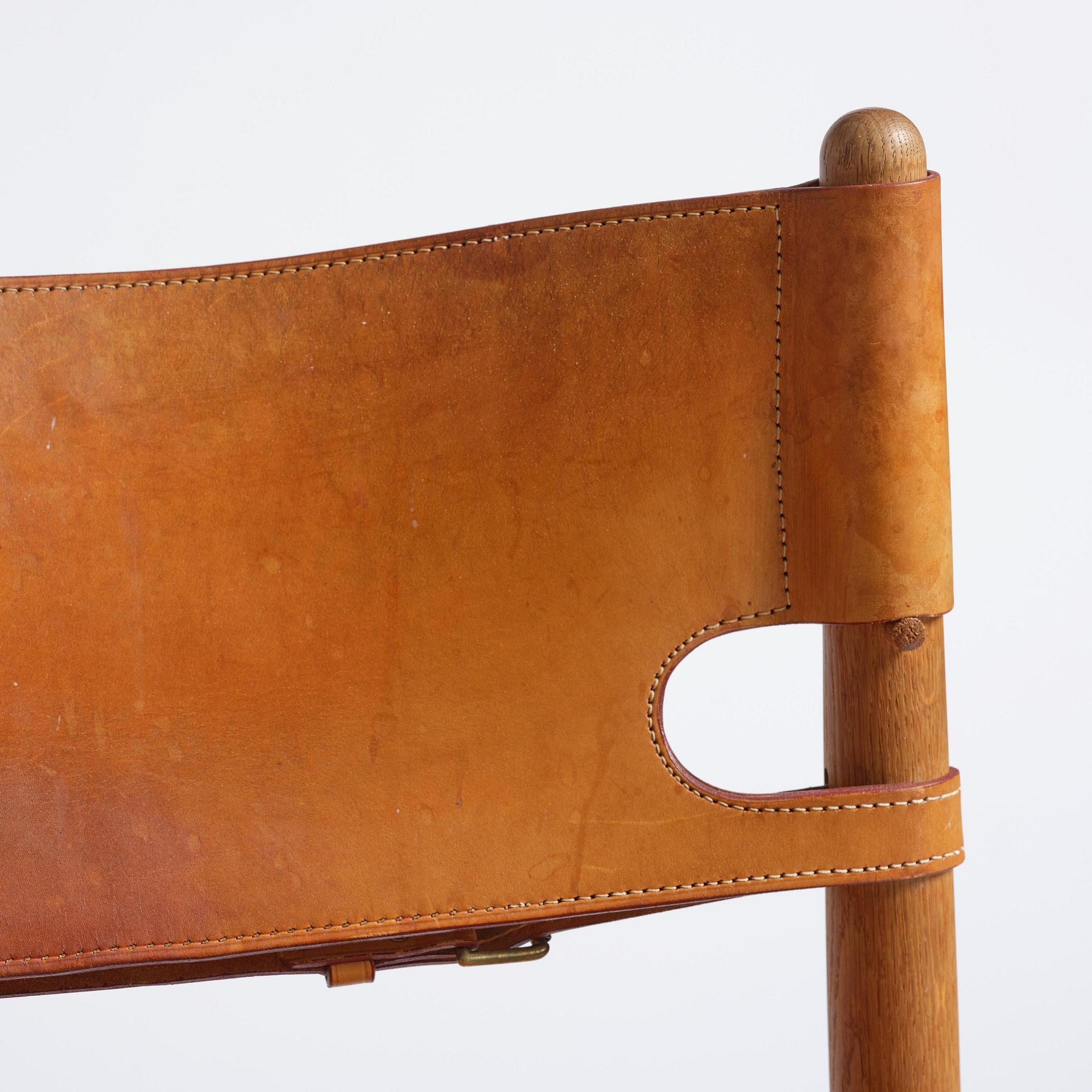 Børge Mogensen, a set of eight "Jagtspisestol"/"Spanish Dining" chairs model 3237 & 3238, Fredericia Stolefabrik, Denmark.