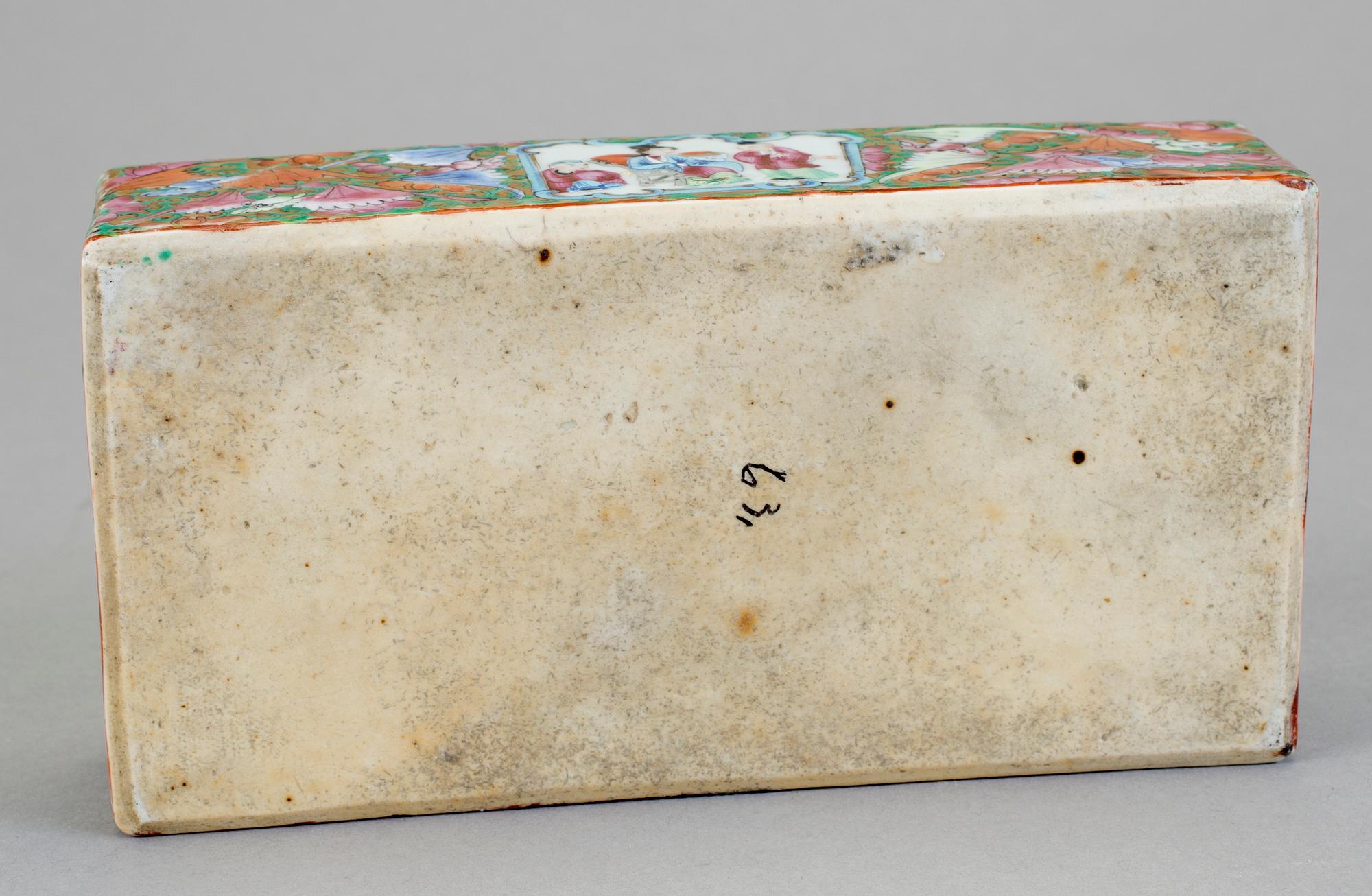 ASK, porslin, Kanton, Kina, Qingdynastin, 1800-tal.