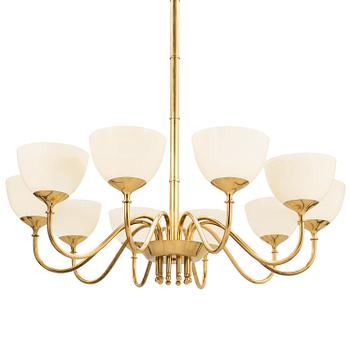 PAAVO TYNELL, a mid-20th century chandelier for Idman.