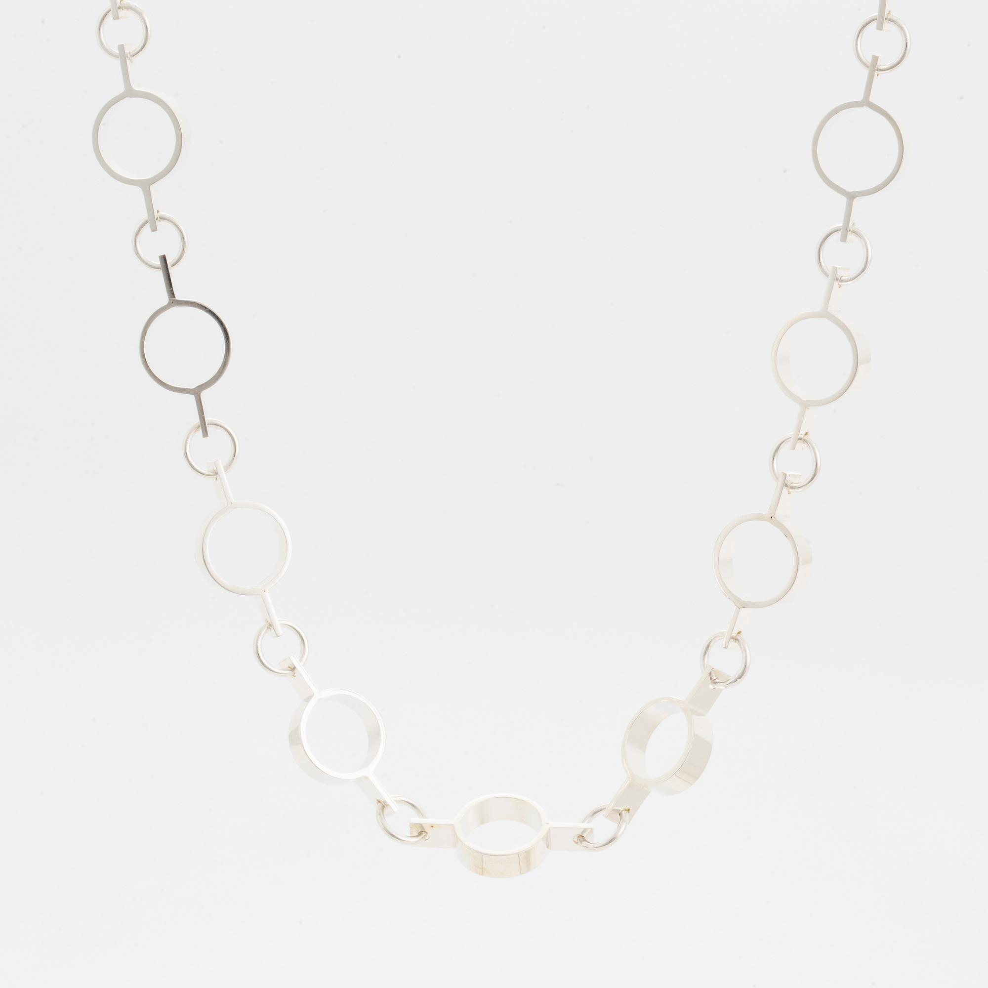 A Jorma Laine (likely) necklace in silver.