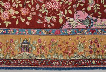 Matta, semiantik orientalisk, ca 225 x 143 cm.
