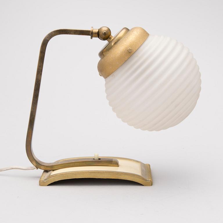 A 1920's table lamp.