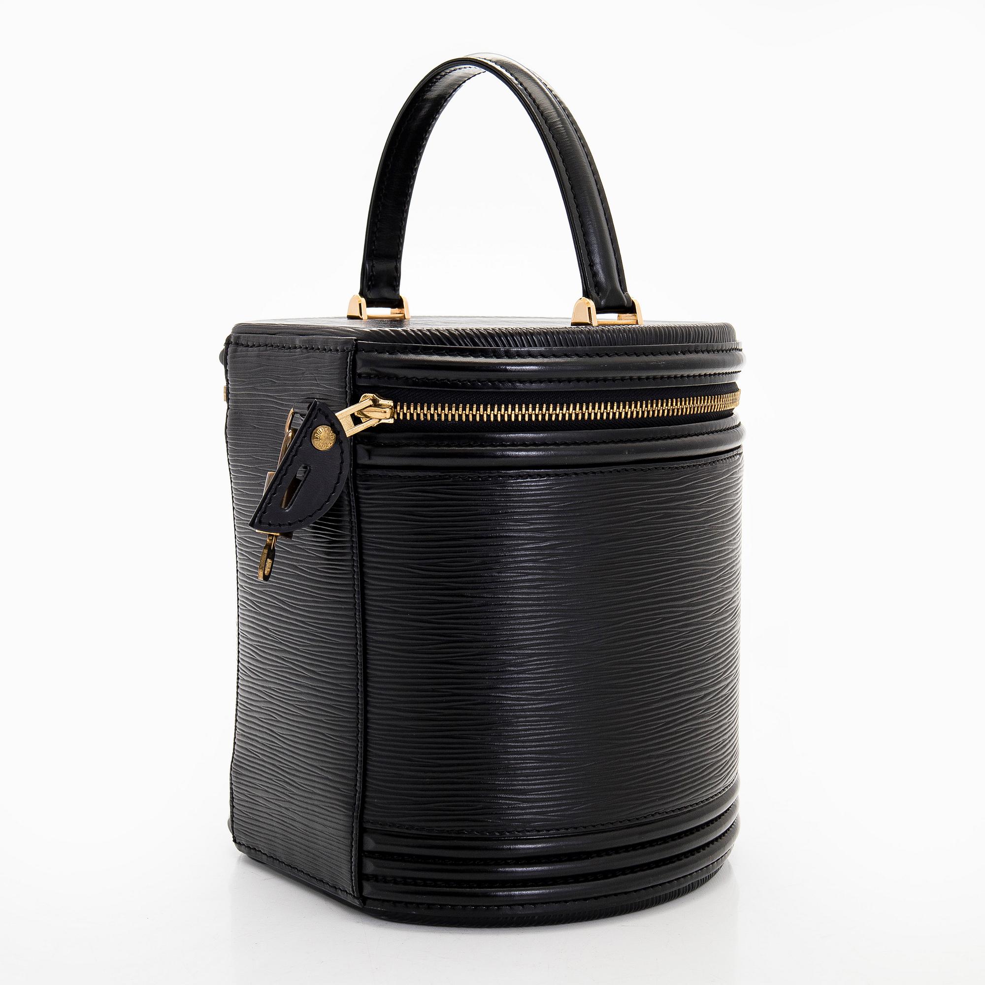 Louis Vuitton, A Black Epi leather 'Cannes' Vanity Bag.