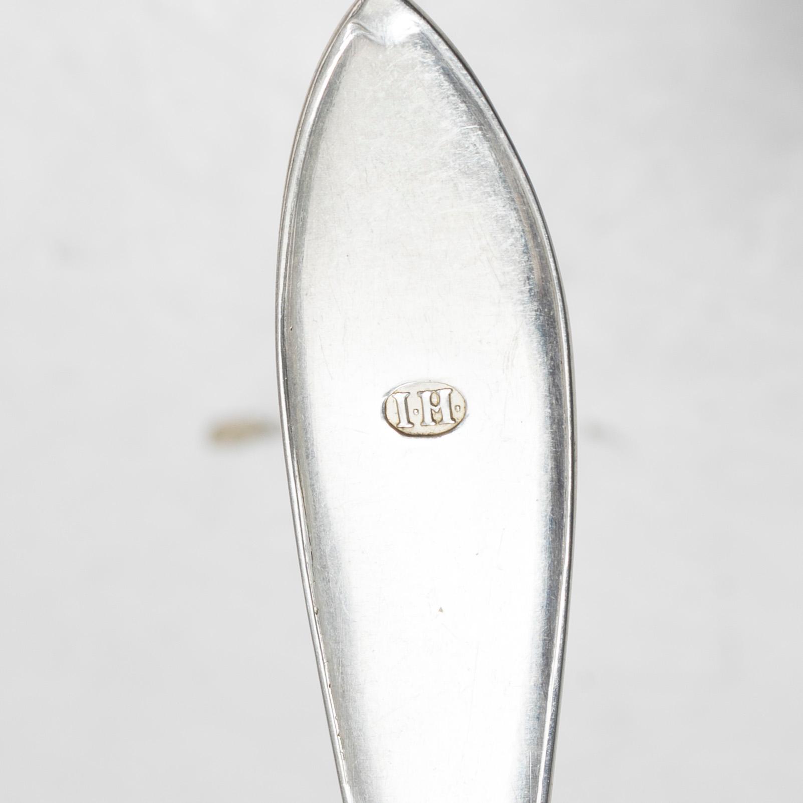 29 pieces of silver cutlery, including Chippendale and Svensk Spets, GAB among others, 20th century.