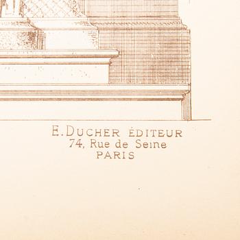 Architectural books, a series, 6 parts, Raguenet, "Matériaux et Documents D'architecture", 1912.