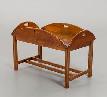 SOFFBORD, s k Butlers tray, 1900-talets andra hälft.