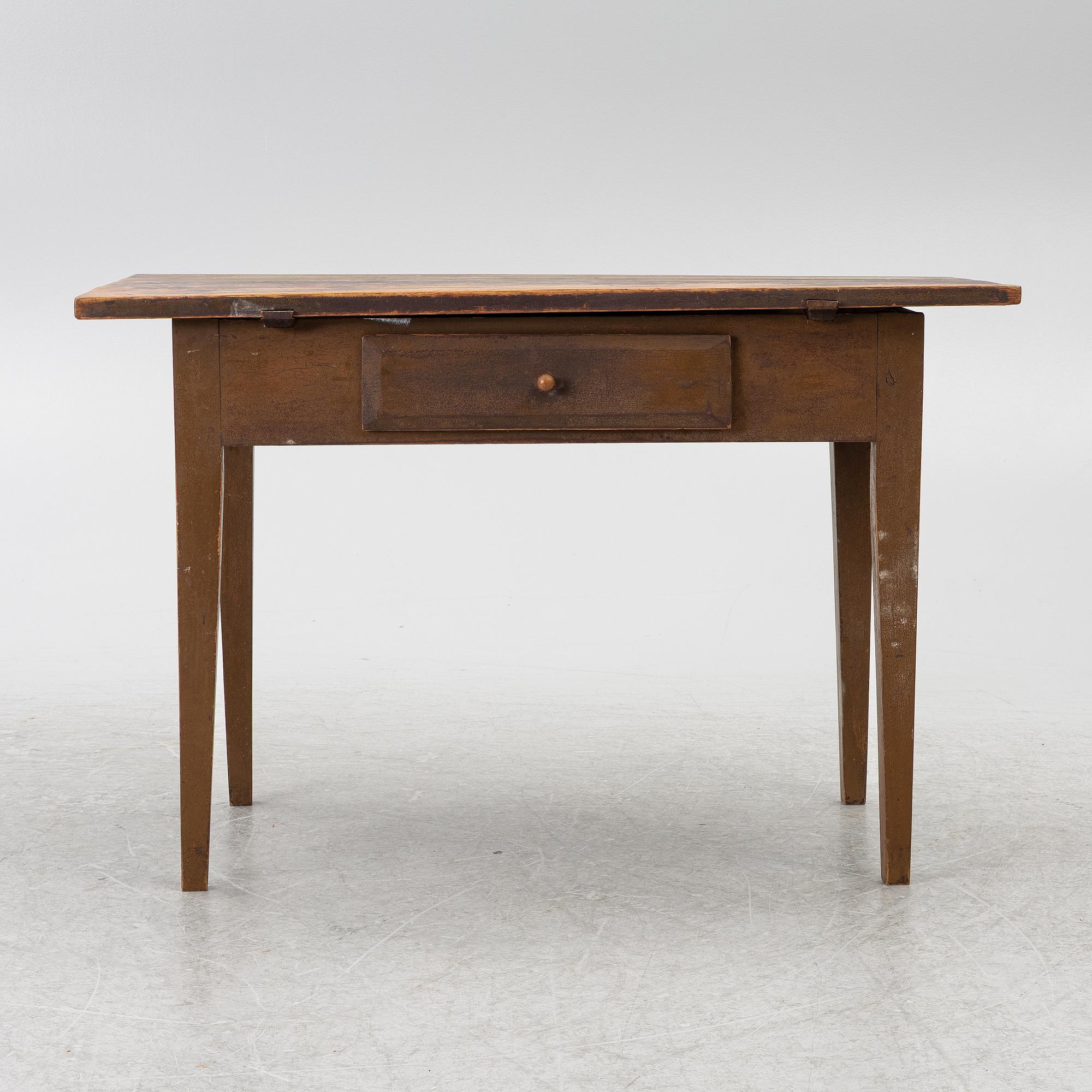 Table, folk art, 19th century.