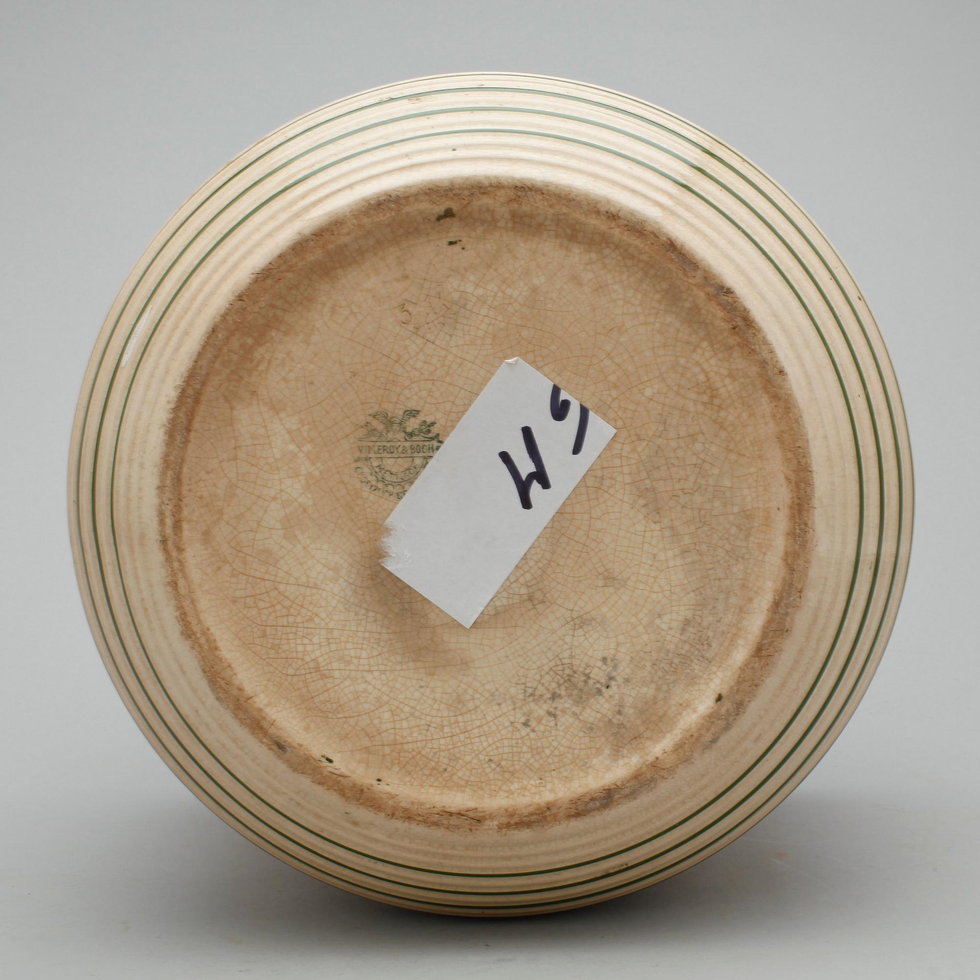 YTTERFODER, flintgods, Villeroy & Boch, tidigt 1900-tal.