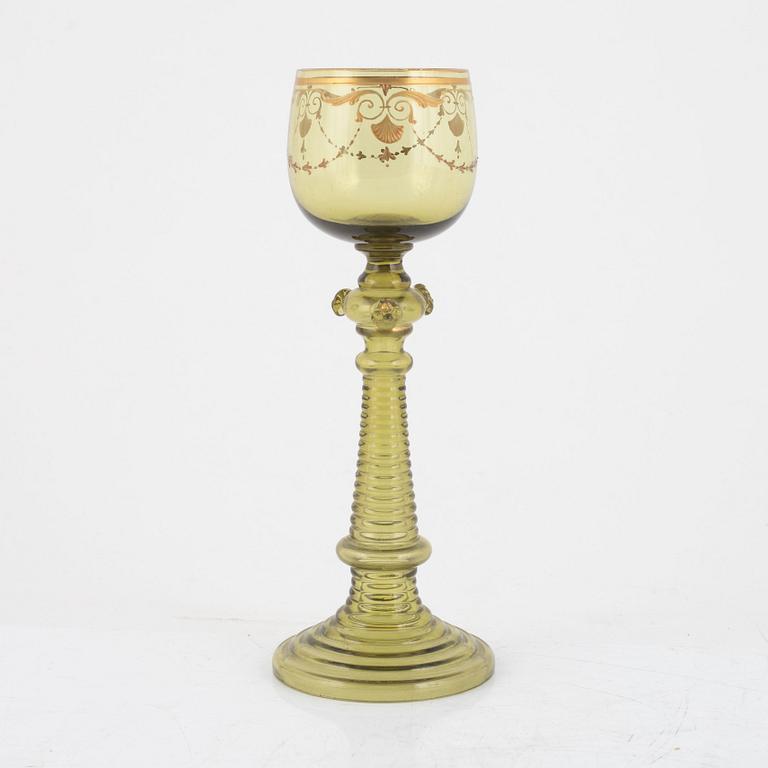Remmare, 10 stycken, glas, 1900-tal.