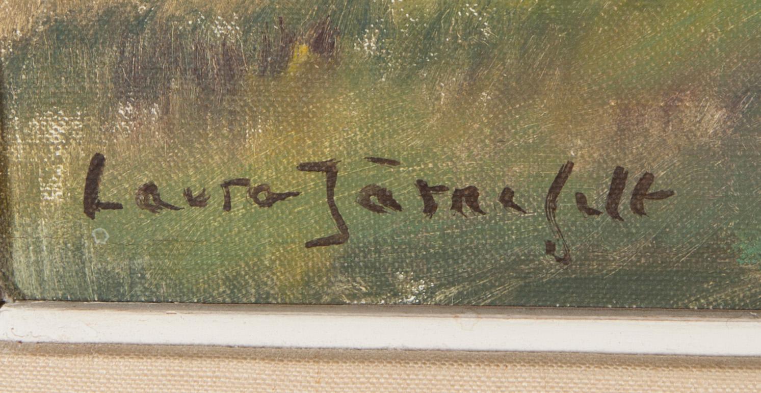 LAURA JÄRNEFELT, öljy kankaalle, signeerattu.