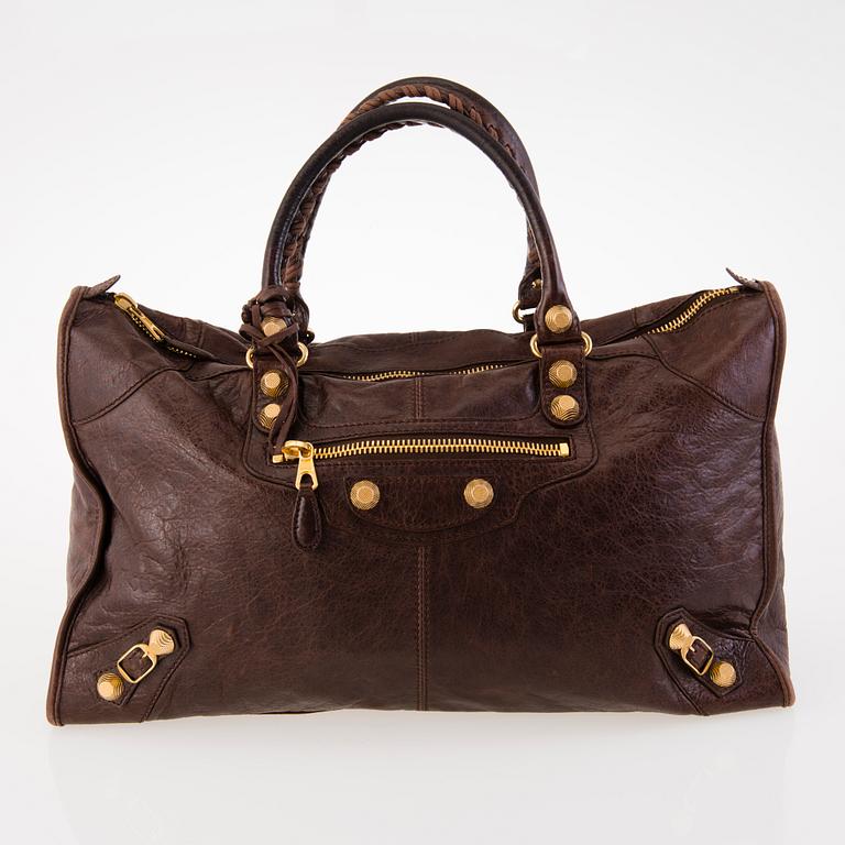 BALENCIAGA Brown Work Giant Bag.