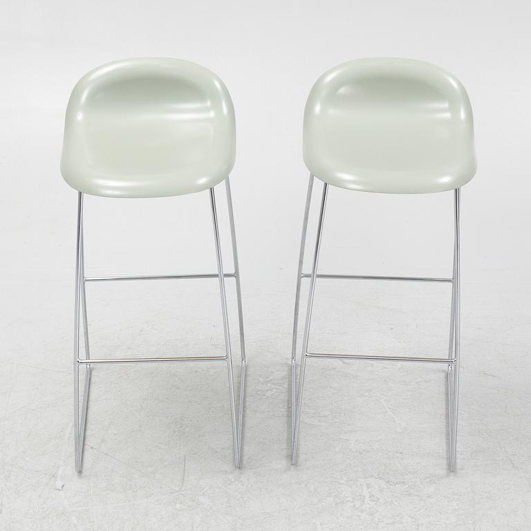 Komplot Design, a pair of '3D' chairs, Gubi, Denmark.