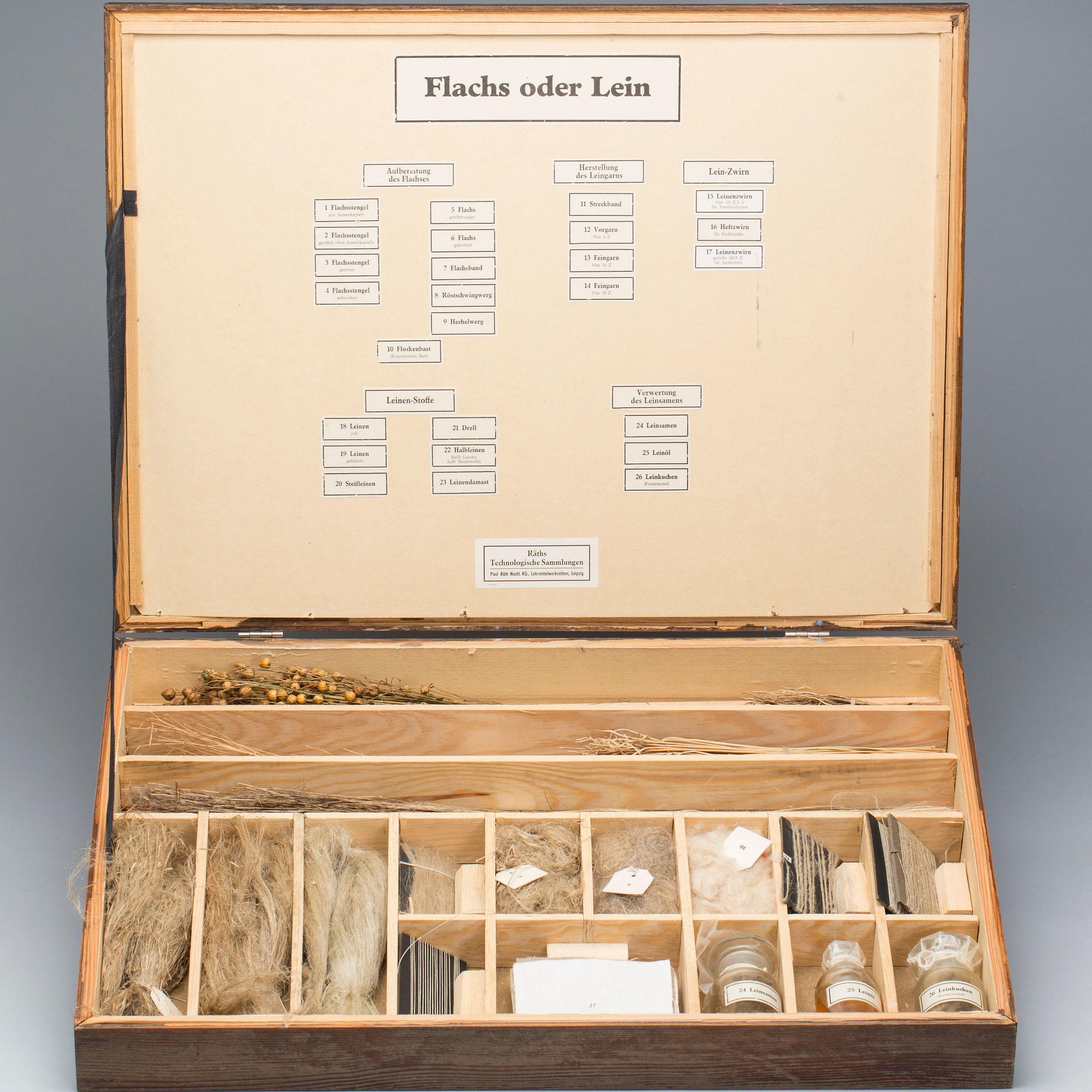 UNDERVISNINGSLÅDOR, 4 st, Naturvetenskap, 1900-tal.