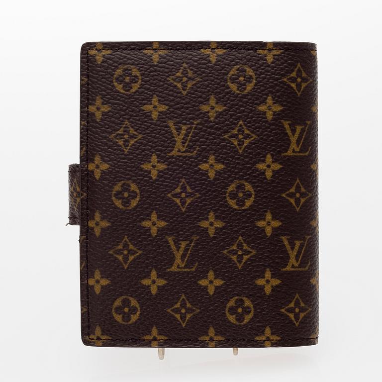 Mini agenda -cover with address book and notepad, for the 150 years of Louis Vuitton in 2004.