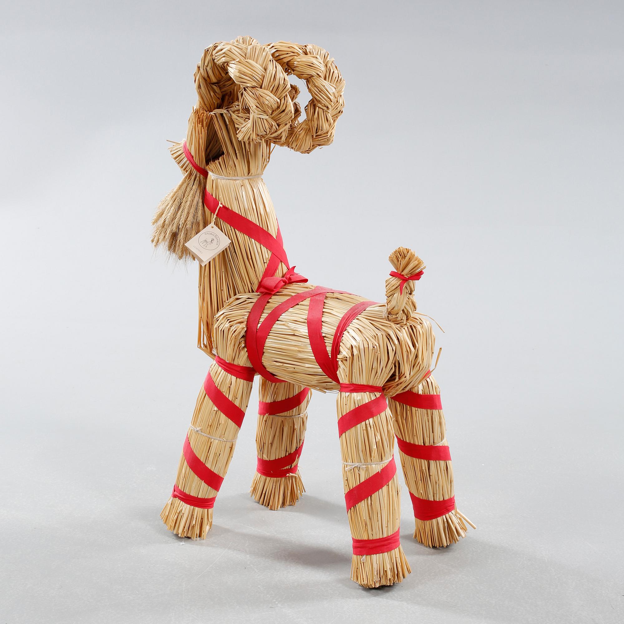 JULBOCK, Halmslöjdarna, Glimåkra, 1900-talets andra hälft.