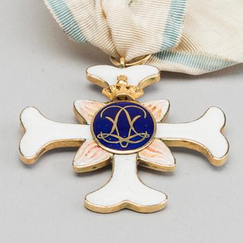 ORDENSTECKEN, Vadstena Adliga Jungfrustift 1900-tal.