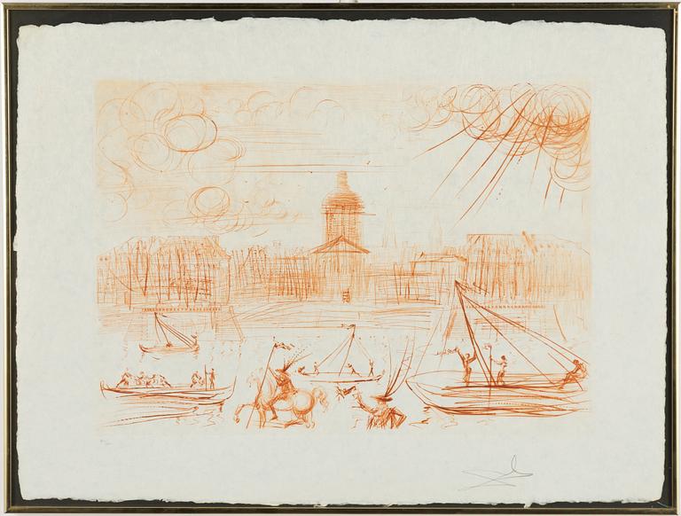 Salvador Dalí, "L'académie de Paris".