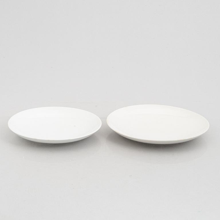 Hertha Bengtson, 27 'Blå Eld' service pieces, Rörstrand.