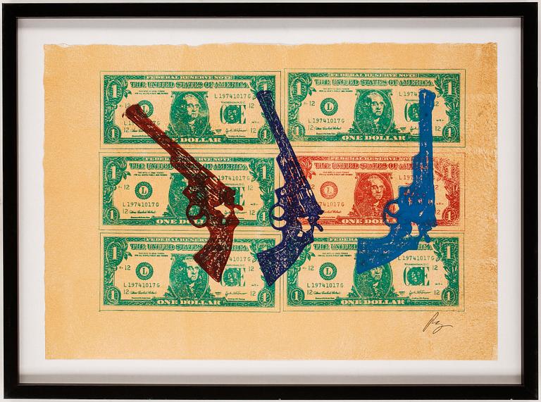 RICHARD RYAN, monoprint, signerad.