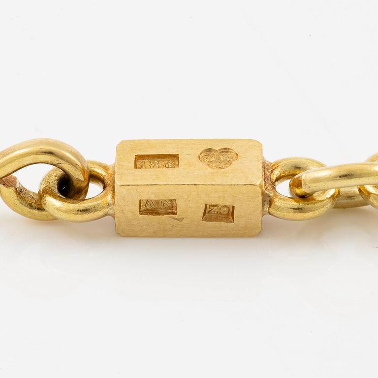 Wiwen Nilsson, a bracelet, 18K gold, Lund 1974.