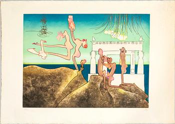 Roberto Matta, From “L'arc, obscure des Heures”.