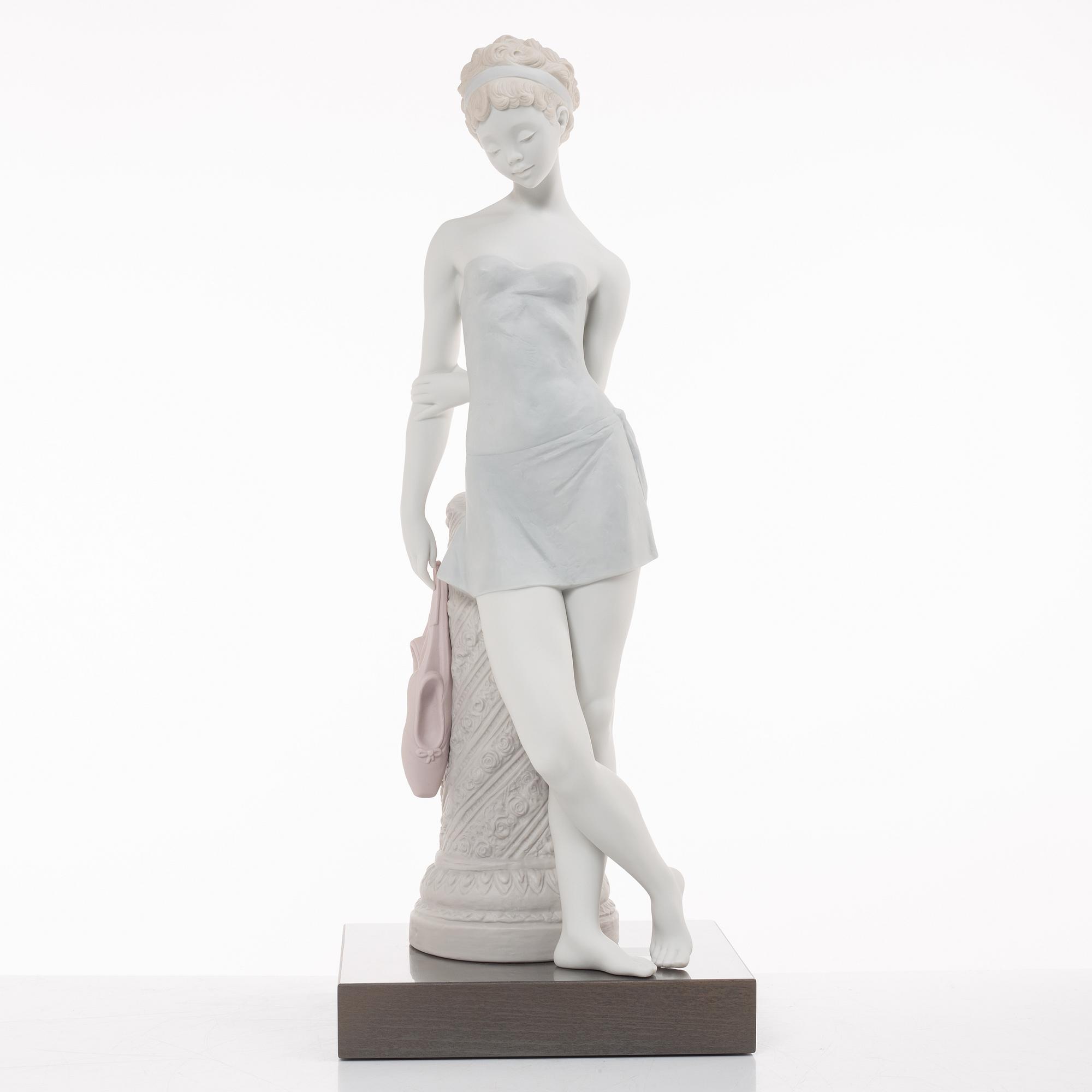 Lladró, figurines, 2 pcs, José Puché, "Dreams of Ballerina" and José Luís Alvarez, "Mysterious Ballerina", Spain.