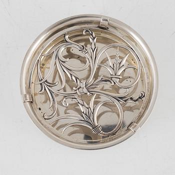 Atelier Borgila, a sterling silver ashtray, Stockholm 1940.