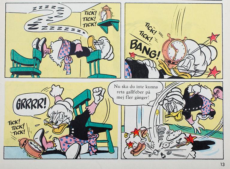 SERIETIDNINGAR, ca 184 st, Kalle Anka & Co, ca 1950-1980-tal.