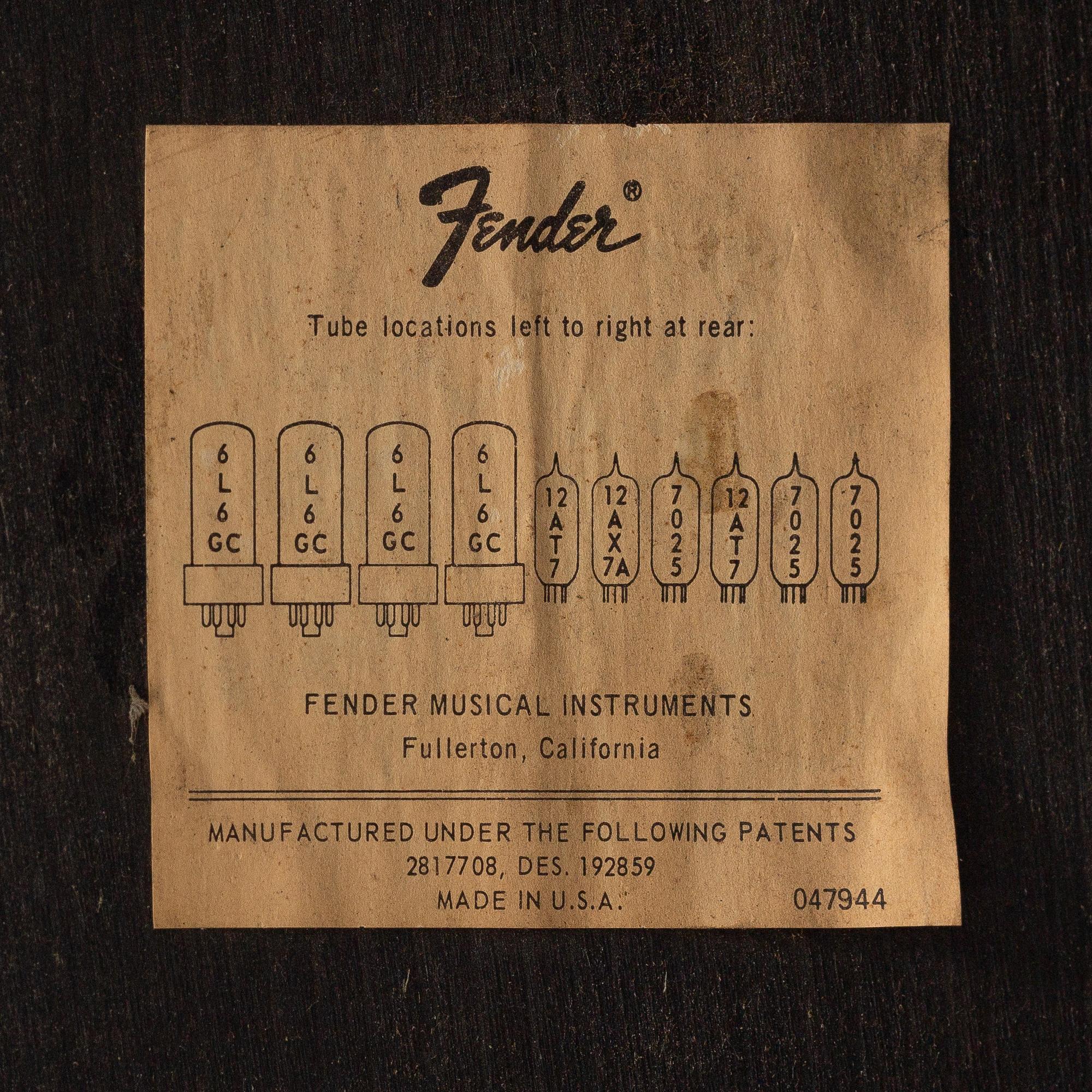 Fender, a "Quad Reverb" guitar amplifier, 1970s, USA.