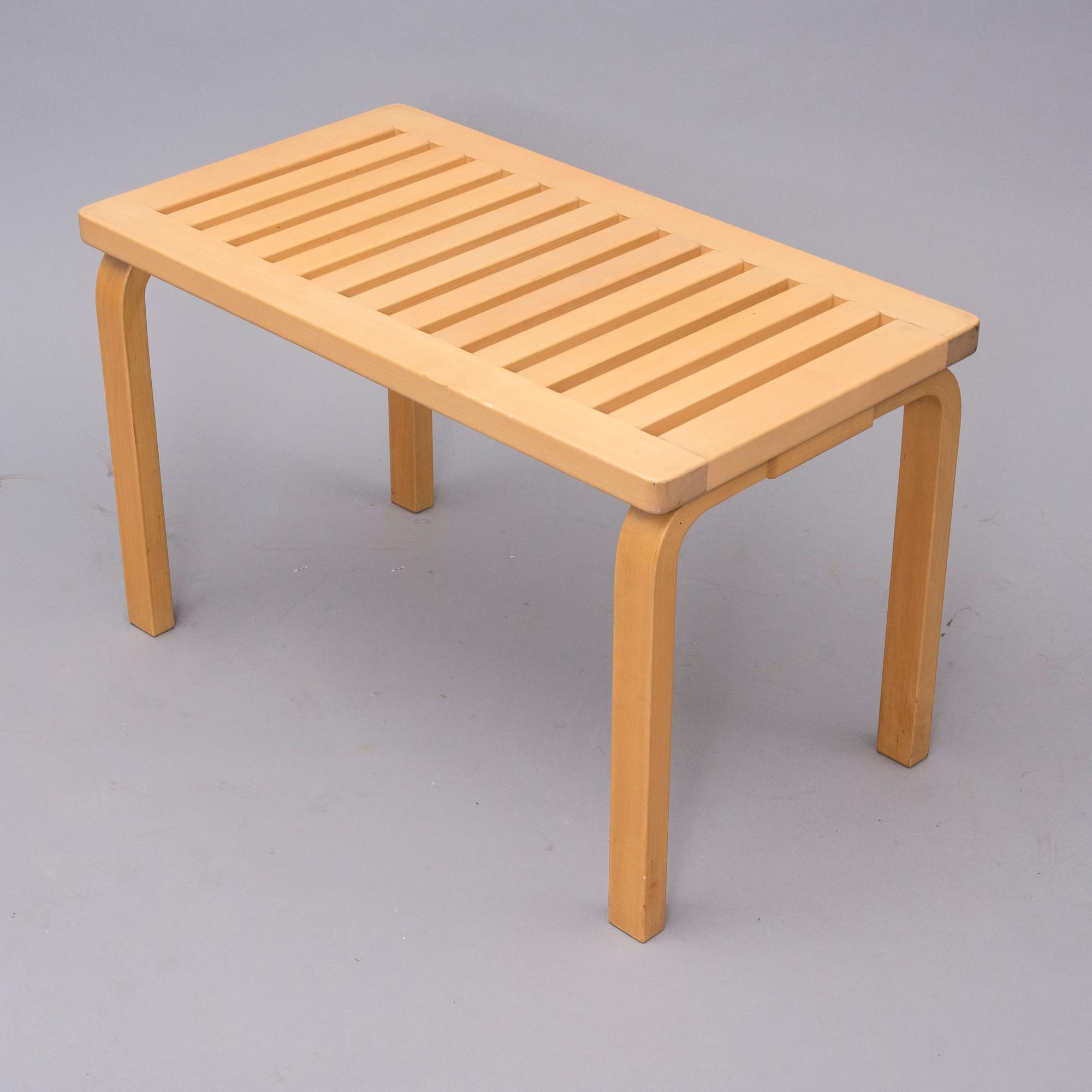 RITILÄPENKKI, malli 153B, Alvar Aalto, Artek. Suunniteltu 1945.