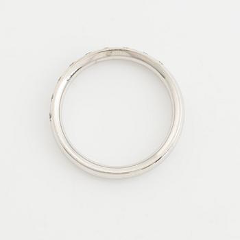 Georg Jensen alliansring 18K vitguld runda briljantslipade diamanter "Magic".