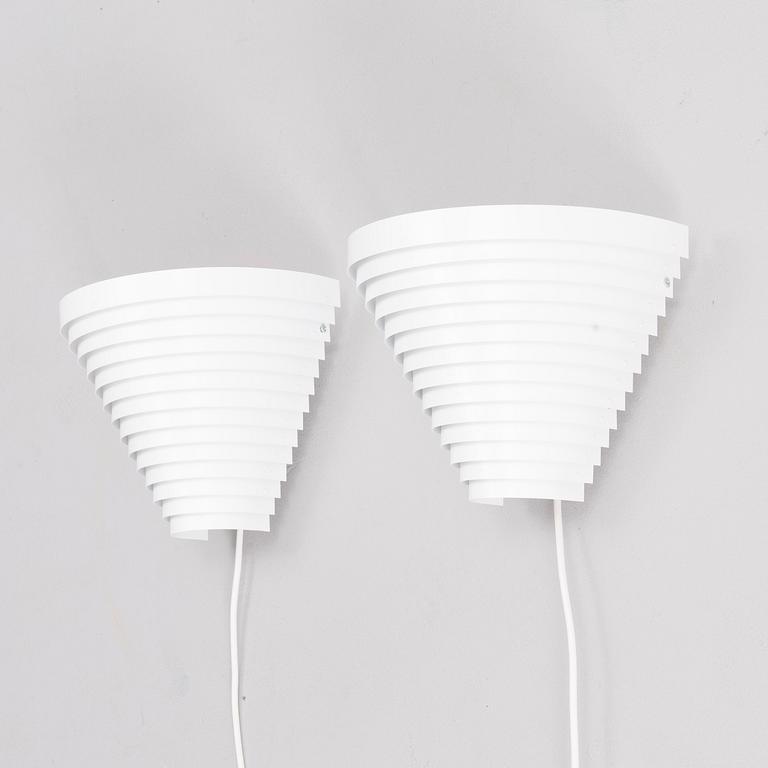 ALVAR AALTO, TWO WALL LAMPS, A190. Artek.