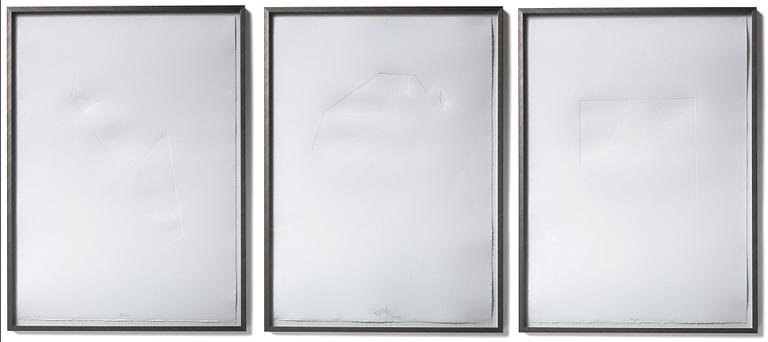 Carsten Nicolai, 3 litographs, edition of 20, signed and numbered. 2008.