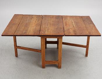 Drop-leaf table, 19th Century.