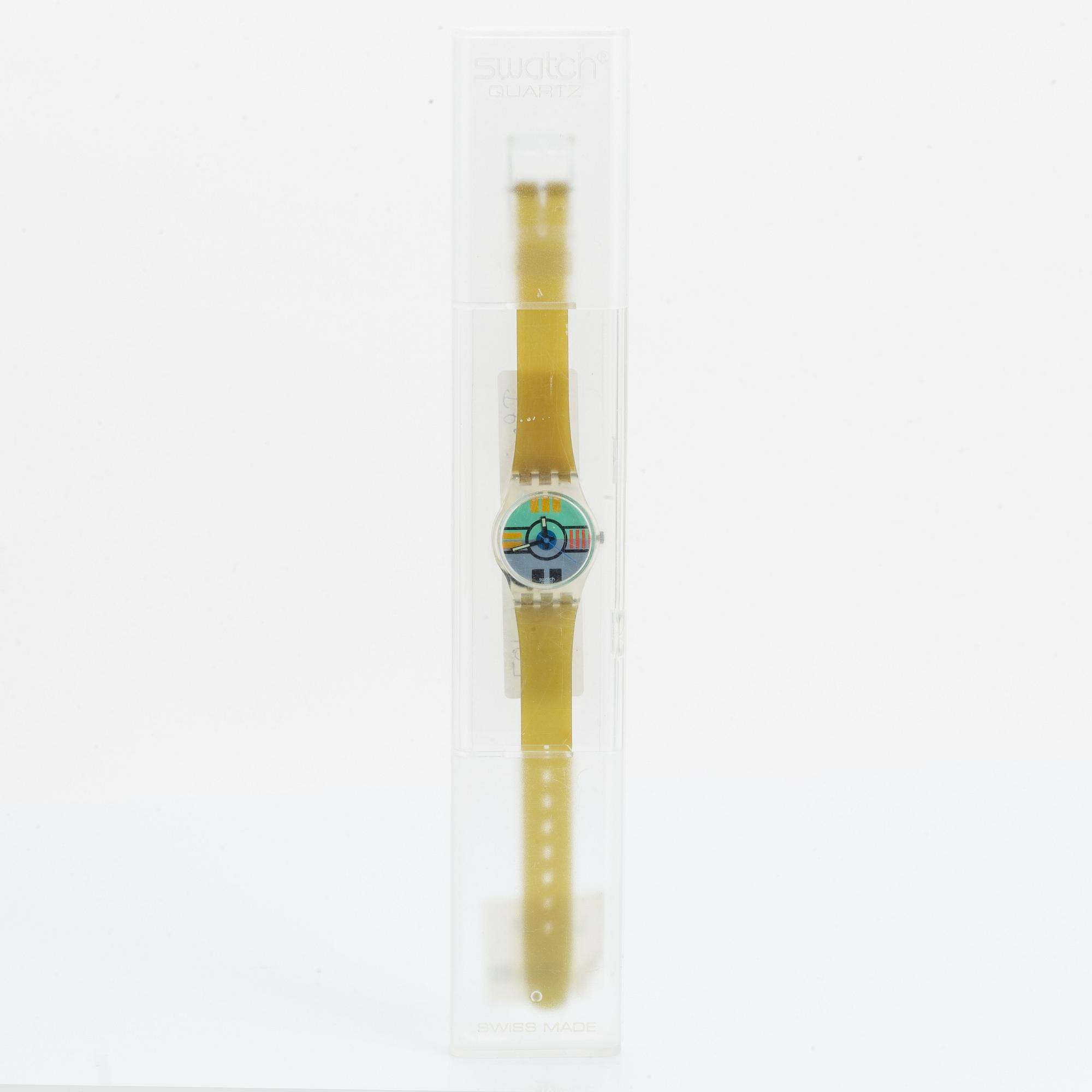 Swatch, Flamingo Deli, wristwatch, 25 mm.