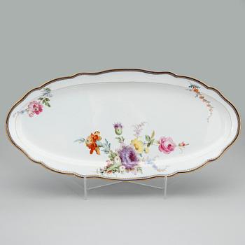 FAT, porslin, 3 delar, Meissen, 1900-tal.