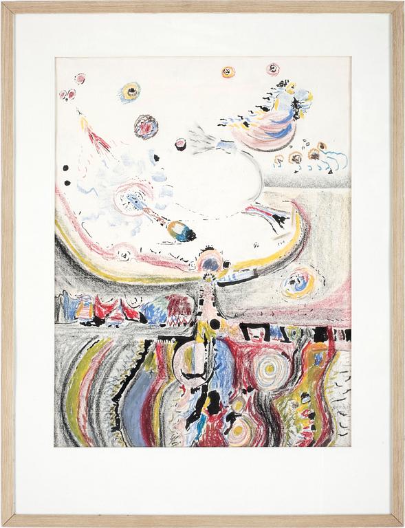 OLIVIER HERDIÈS, blandteknik, signerad Herdies och dat 1960.