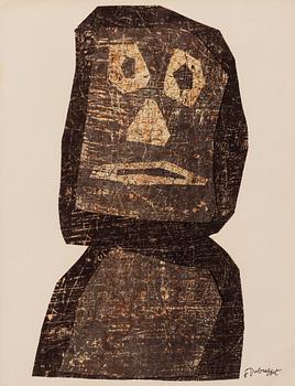 Jean Dubuffet, efter, "Le Guerrier".