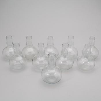 KARAFFER, 10 st, glas, troligen tidigt 1900-tal.