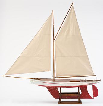 An English model ship, circa 1900.