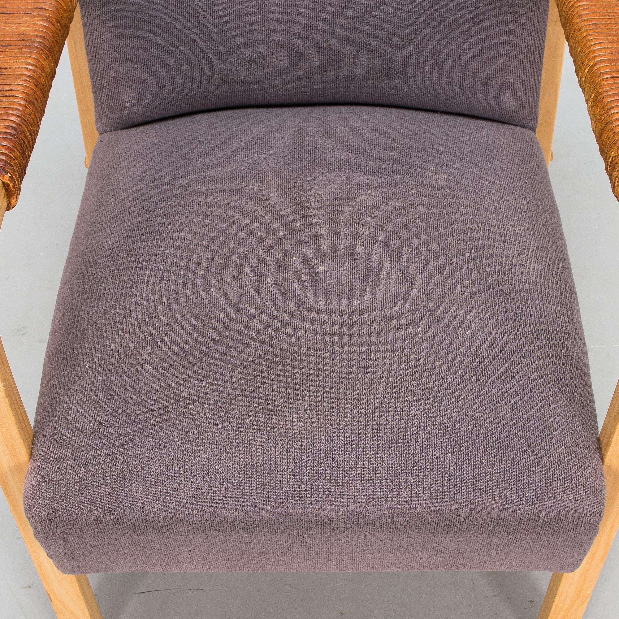 Alvar Aalto, a '47' armchair from the latter half of the 20th century for Artek.