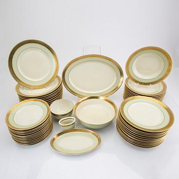 A Royal Copenhagen 59 pcs "Dagmar" porcelain dinner service, 1960s.