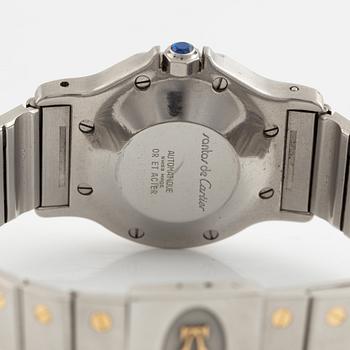 Cartier, Santos Ronde Octagon, wristwatch, 29 mm.