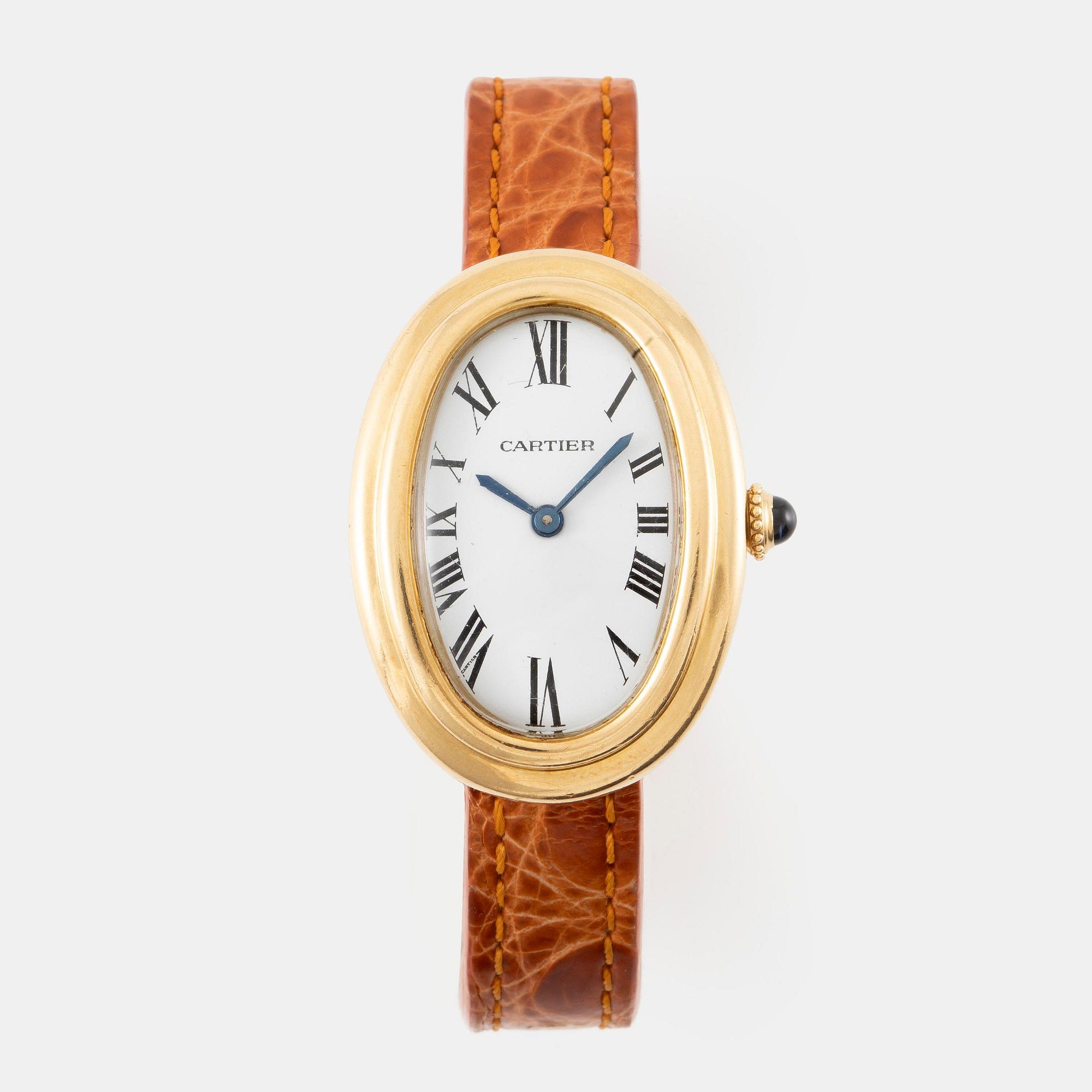 Cartier, Baignoire, "Paris Dial", ca 1980.