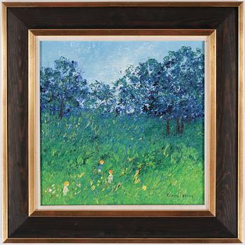 KARIN OLSSON, olja på duk, signerad.